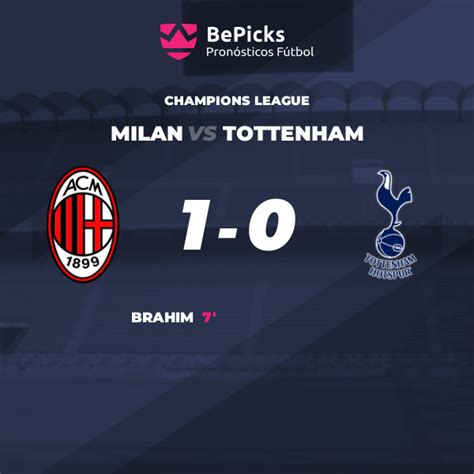 milan vs tottenham previa